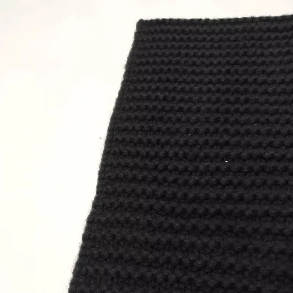 Louis Vuitton Black White Chunky Knit Cashmere Scarf Stole Muffler Shawl Pin